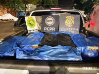 PF, BPFRON e COPE apreendem veículos com pneus e cigarros contrabandeados em Santa Helena