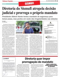 Diretoria do Sismufi atropela decisão judicial e prorroga o próprio mandato