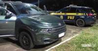 Polícia Rodoviária Federal recupera veículo roubado em Santa Terezinha de Itaipu 