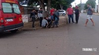 Siate socorre motociclista após colisão no Porto Meira