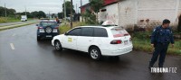 GM recupera veiculo taxi de placas paraguaias roubado próximo a rodoviária de Foz