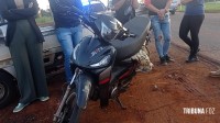 Siate socorre motociclista após colisão na BR-469 (Av. das Cataratas)