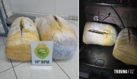 Policia Militar apreende 31 Kg de maconha na modalidade capulho no Jardim Jupira