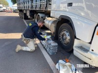 PRF de Foz do Iguaçu apreende 85 Kg de cloridrato de cocaína avaliada em mais de R$ 15 milhões