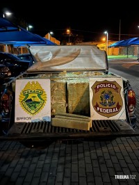 PF e BPFRON apreendem mais de quatro toneladas de maconha em Marechal Cândido Rondon