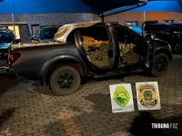 PF e BPFRON apreendem mais de quatro toneladas de maconha em Marechal Cândido Rondon