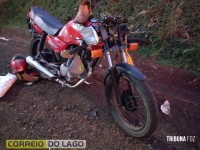 Motociclista morre após ser atingido por caminhão em Santa Helena