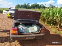 PM apreende mercadorias contrabandeadas em São Miguel do Iguaçu