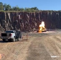 PF realiza operação de destruição de materiais explosivos apreendidos em ações policiais na região