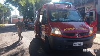 Siate socorre motociclista que atropelou cachorro na Av. República Argentina