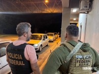 PF realiza operação de combate ao contrabando e descaminho na aduana com a Argentina em Foz do Iguaçu