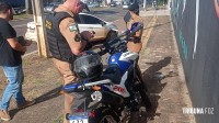 Motociclista paraguaio é socorrido pelo Siate após colisão na Av. das Cataratas