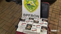 BPFRON apreende cigarro contrabandeado em Pérola D’Oeste