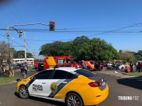 Assaltante troca tiros com a policial e acaba baleado na Vila Portes