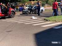 Assaltante troca tiros com a policial e acaba baleado na Vila Portes