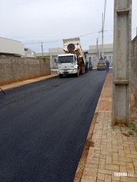 Obras de pavimentação melhoram condições de mobilidade no Jardim Cataratas