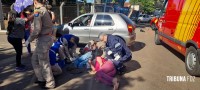 Siate atende duas vítimas após colisão no Bairro Porto Meira