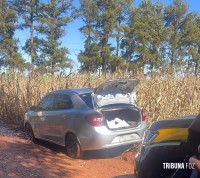 Polícia Rodoviária Federal recupera veículo roubado em São Miguel do Iguaçu