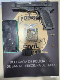 Polícia Civil de Santa Terezinha de Itaipu prende autor de roubo a posto de combustível 