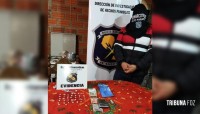 Preso traficante que vendia drogas na cidade de Minga Guazú, no Paraguai