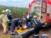 Homem morre e outro fica gravemente ferido em acidente envolvendo motocicleta e ônibus em Santa Helena