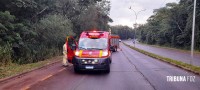 Condutora sai da pista, capota e despenca de por 30 metros na Av. Beira Rio