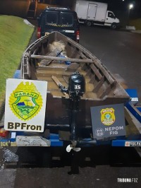 Policia Federal e BPFRON apreendem 757 Kg de maconha em Foz do Iguaçu