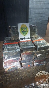 BPFRON apreende mais de 218,6 Kg de maconha em Santa Helena