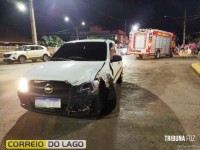 Motociclista tem fratura exposta após acidente na PR-317 em Santa Helena