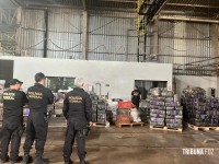 Policia Federal realiza operação para destruir mais de 12 toneladas de drogas em Foz do Iguaçu