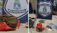 Mulher é presa pela GM com tablete de maconha na Praça da Bíblia