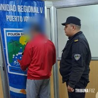 Homem agride a esposa, atira na viatura da policia e acaba preso em Wanda na Argentina