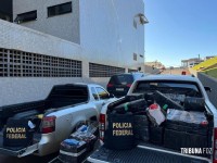 PF apreende mais de 800 Kg de maconha em depósito na cidade de Itaipulândia