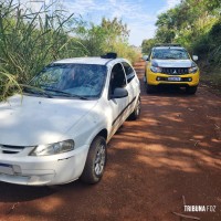 PM recupera veículo roubado e apreende outro utilizado na ação em Santa Terezinha de Itaipu