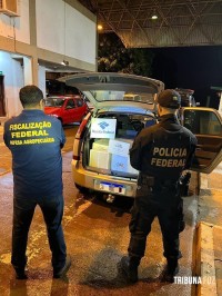 PF e órgãos aduaneiros intensificam fiscalização e prendem 6 pessoas na fronteira com a argentina