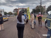 Siate atende duas vítimas após colisão na Av. José Maria de Brito