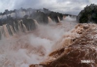 Cataratas do Iguaçu registra 9 milhões de litros d’água por segundo