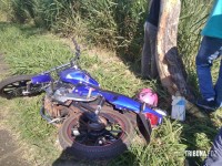 Motociclista paraguaia fica gravemente ferida após sofre acidente na Av. Beira Rio