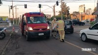 Motociclista é socorrido pelo Siate após colisão de duas motos na Vila Yolanda