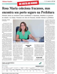 Após ser nomeada pelo marido, primeira dama vai ganhar mais de R$ 30 mil por mês na Prefeitura