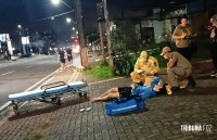 Siate socorre vítima de queda de bicicleta na Av. República Argentina