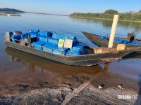 Duas embarcações são apreendidas em ação integrada no Lago de Itaipu