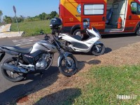 Siate socorre motociclistas após colisão de duas motos no Porto Meira