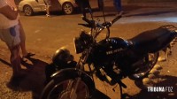 Motociclista é socorrido pelo Siate após colisão no Bairro Morumbi