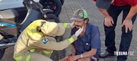 Ciclista colide contra veículo no Porto Meira