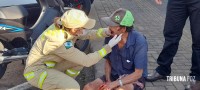 Ciclista colide contra veículo no Porto Meira