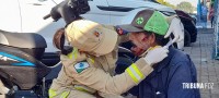 Ciclista colide contra veículo no Porto Meira