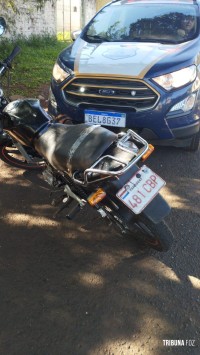 Guarda Municipal recupera moto no Bairro Morumbi com queixa de roubo no Paraguai