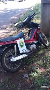 Militares do CHOQUE recuperam duas motos com queixa de furto/roubo