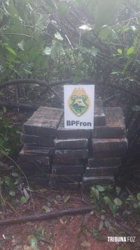 1ª Cia do BPFRON apreende 236,3 Kg de maconha em Santa Helena 